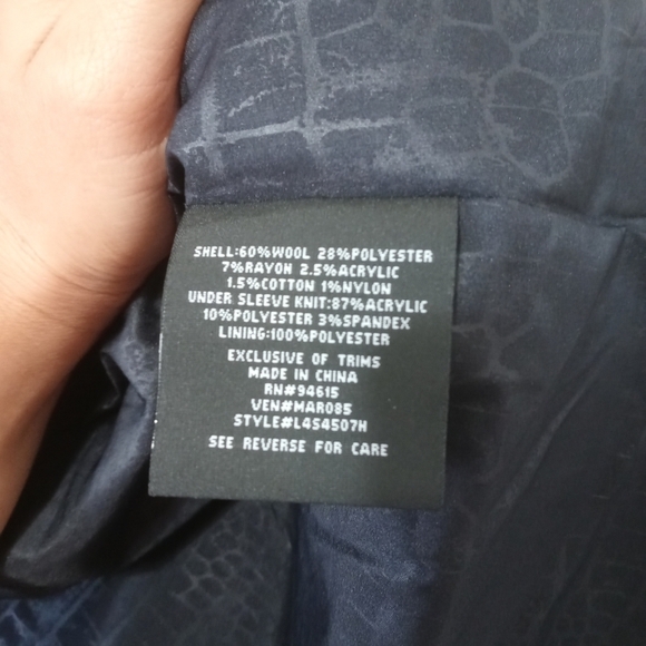 Sam Edelman Kit Asymmetrical Wool Blend Coat Size Small - Picture 7 of 14